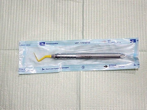 ポケット探針（歯周病検査に使用する器具）